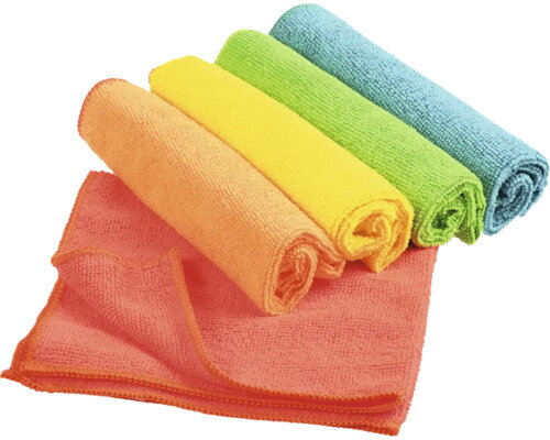 Utierky 4+1 microfibre 36x38cm mix farieb