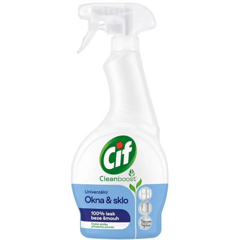 CIF na okná s rozprašovačom 500ml 12ks/krt