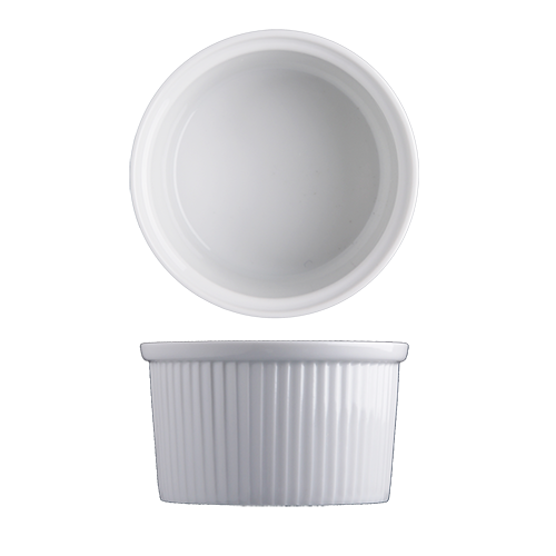 Miska na zapekanie 30cl DIVERS, porcelán biely