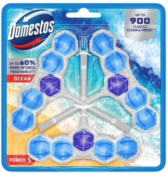 Domestos Power 5 Trio 3x50g Oceán 10ks/krt