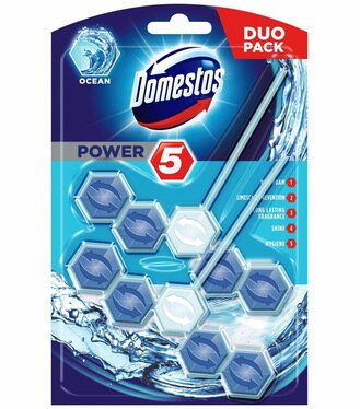 Domestos Power 5 Duo 2x50g oceán 7ks/krt