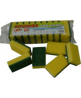 Špongia na riad 8,1x5,1x2,5cm 10ks/bal.50bal/krt