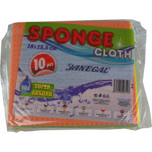 Utierka špongiová 15,5x18 Spontex 10ks/bal.10bal/krt