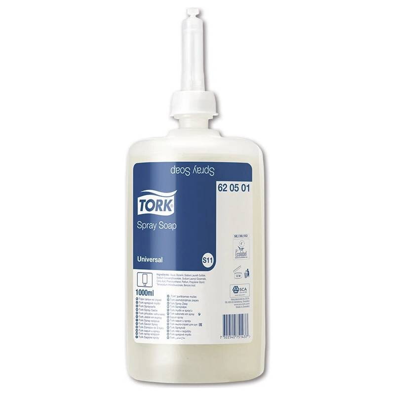 Mydlo v spreji S11 svieža vôňa 1L 3000dávok, 6ks/bal,