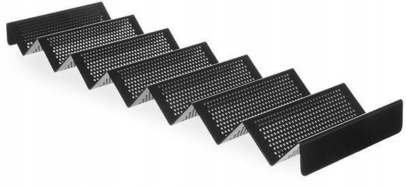 Nádoba výstavná na 7ks obložené chlebíky 580x170x(H)40 perforovaná 