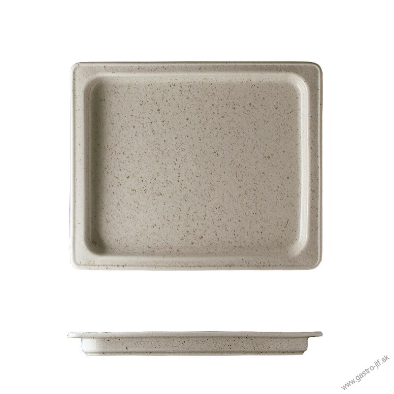 Gastronádoba GN 1/2-25mm NATURAL porcelán, 1,1L