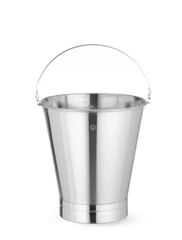Vedro 10l s podstavou, D28xH26.5cm, antikor