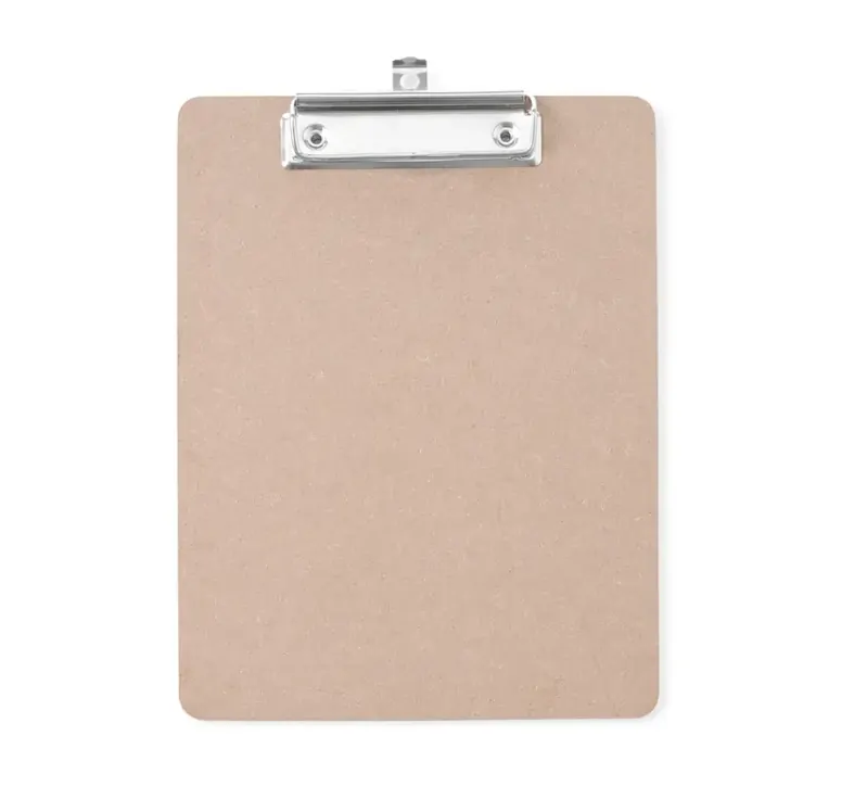 Doska na menu s kovovou sponou 185x245mm odolný MDF