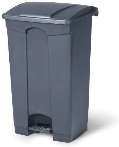 Kôš na odpadky s pedálom 87L AMER BOX svetlošedá