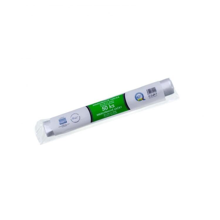 Mikroténové vrecká 30x40cm/rol HDPE 50ks/bal transparent