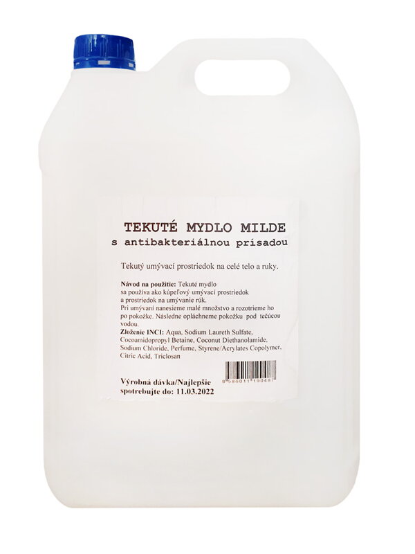 Mydlo tekuté MILDE 5L cream DELUX