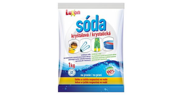 Kryštalická sóda  1kg  Luxol 10ks/bal