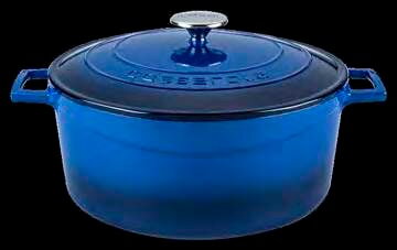 Liatinový hrniec s vekom D28cm 6,7l červený LAVA