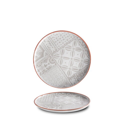Tanier plytký 20cm Optimo Mosaic Bold Red Line DecoLab