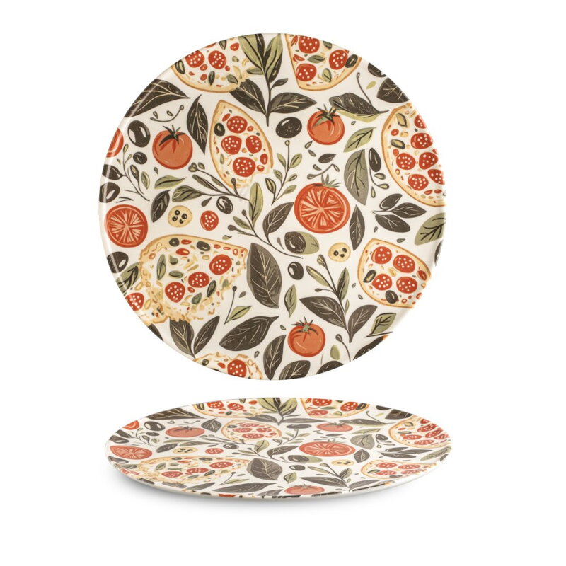 Tanier "PIZZA" 32 cm IDEAS porcelán 3ks/bal