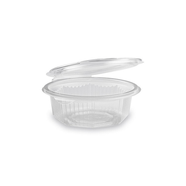 Miska osemhranná priehľadná s viečkom 375ml, 50ks/bal 10bal/PK
