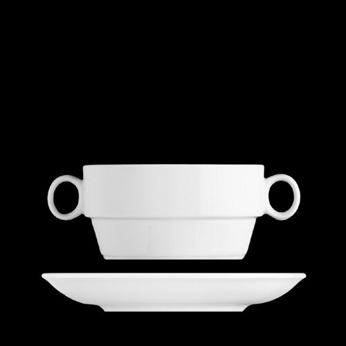 Šálka na pol.s 2-uši 41cl  PRINCIP, porcelán