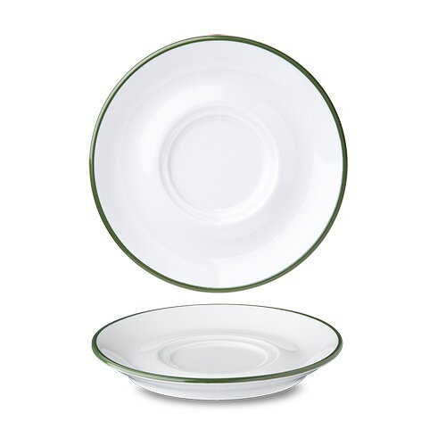 Podšálka 12cm  RETRO Kante green, porcelán