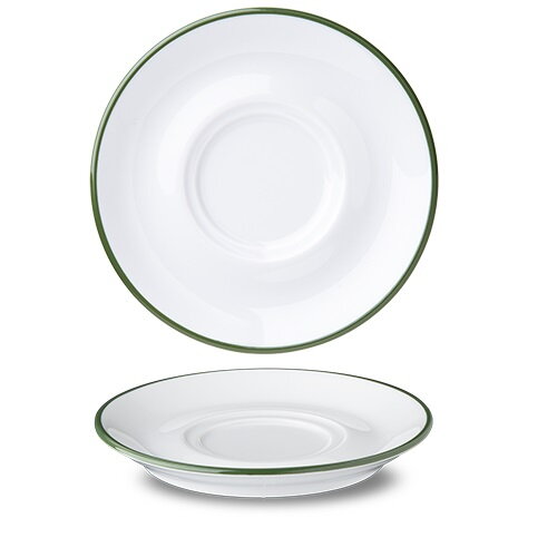 Podšálka 14,5cm  RETRO Kante green, porcelán