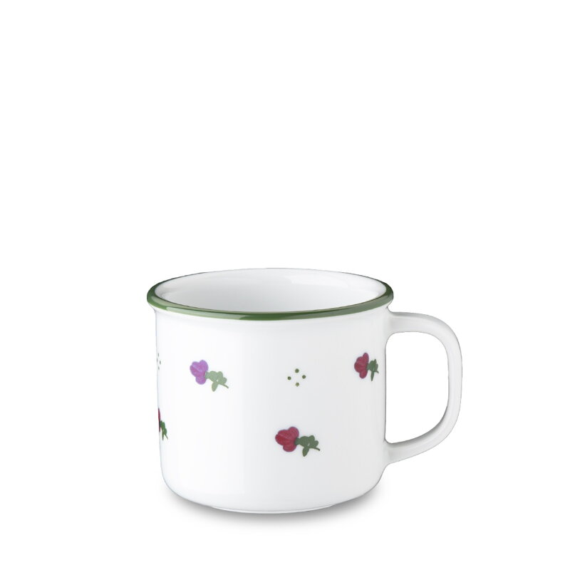 Šálka 18cl RETRO Alt aussee Red, porcelán