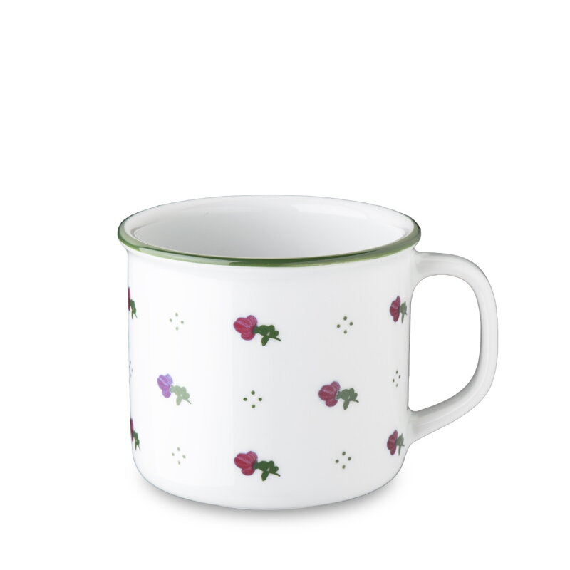 Hrnček 35cl RETRO Alt aussee Red, porcelán
