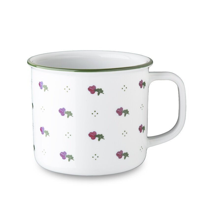 Hrnček 75cl RETRO Alt aussee Red, porcelán