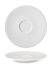 Podšálka 15cm RIBBY porcelán biely