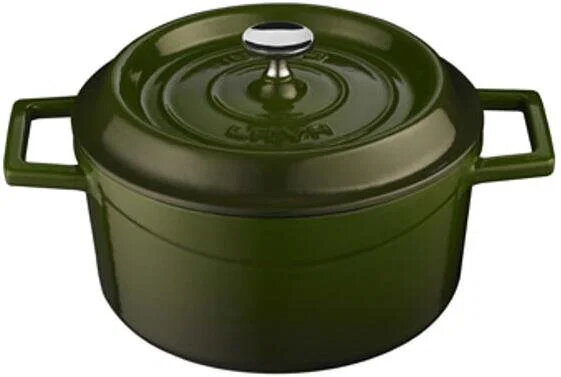 Liatinový hrniec s vekom D32cm 9,8l zelený LAVA