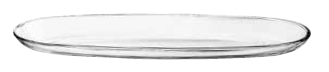 Podnos ovál sklo 30x9,5cm Fenice plate 12PK
