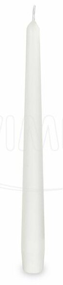 Sviečka kónická biela 10ks/bal 12PK/12krt