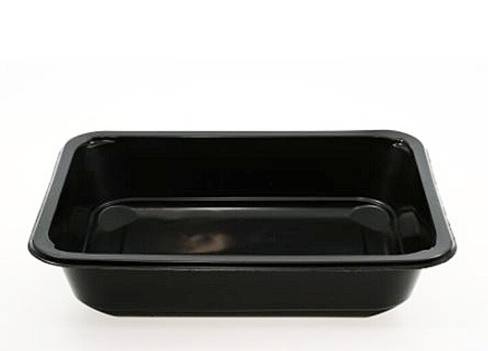 Menu misa nedelená,čierna do zat. stroja 50ks/bal 6bal/krt 227 x 178 x 50mm 1400ml